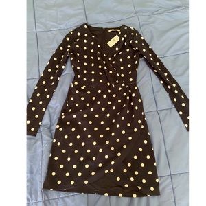 Anne Taylor Loft poka dot dress